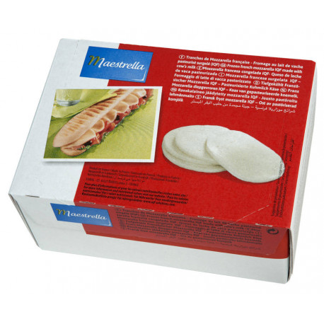 Mozzarella en tranches 40 % MG IQF 500 g