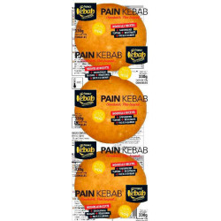 Pain rond surgelé pour sandwich kebab sans additif 110 g
