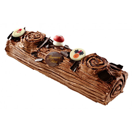 Bûche crème au beurre parfum chocolat 500 g