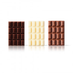 Décor assortiment tablette chocolat 230 pièces 700 g