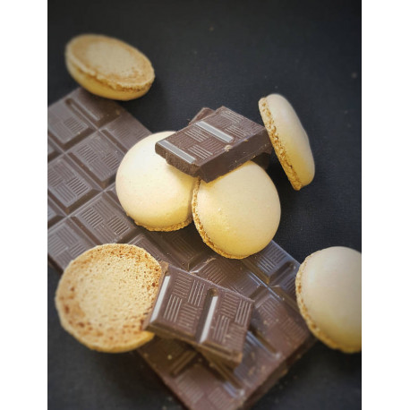 Coque macaron au chocolat 5 g