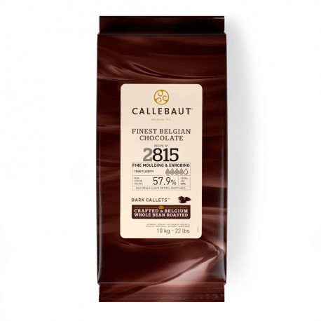 Chocolat de couverture noir Excellent 57,7 % cacao 10 kg
