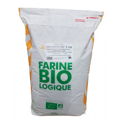 Farine de blé bio T 150 - 25 kg