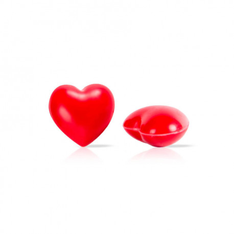 Coeur en chocolat blanc coloré 224 g