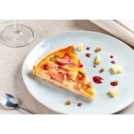 Tarte pomme-rhubarbe 6/8 parts 670 g
