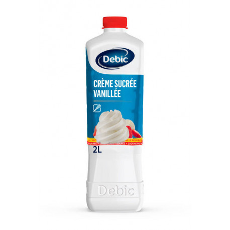 Crème sucrée vanillée UHT 2 L