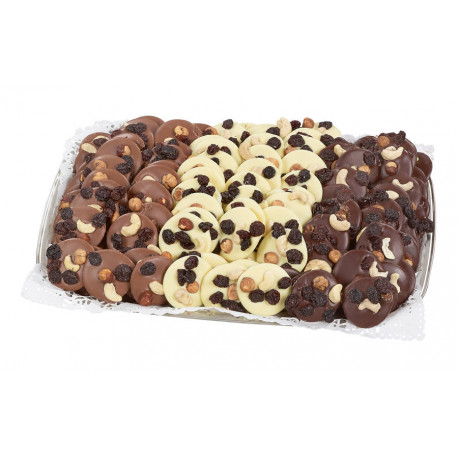 Assortiment de chocolat aux noix-raisins 2,4 kg