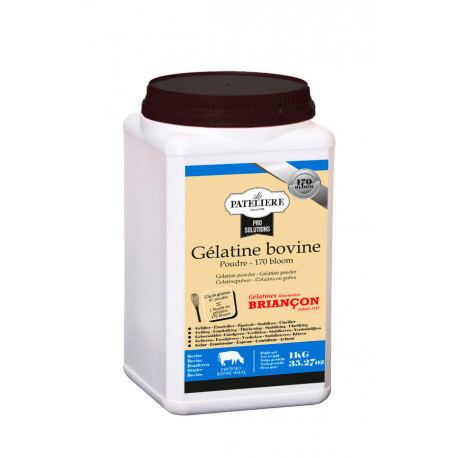 Gélatine bovine en poudre halal 170 bloom 1 kg