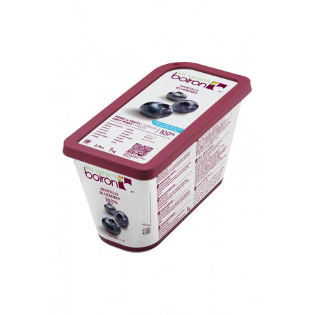 Purée de non sucrée myrtilles 1 kg