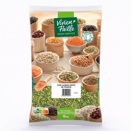 Pois cassé vert 5 kg