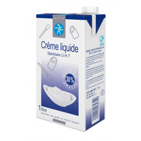 Crème liquide 30 % MG UHT 1 L