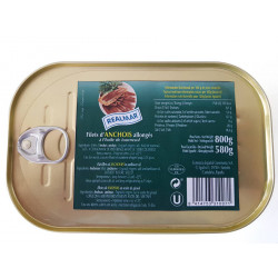 Filet d'anchois allongés à l'huile de tournesol 4/4