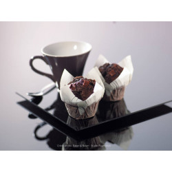 Muffin aux morceaux de chocolat au lait et noir 24 x 120g