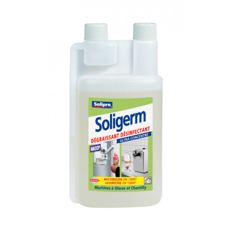 Dégraissant désinfectant Soligerm pour glaces et chantilly 1 L