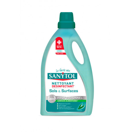 Nettoyant et désinfectant sols et surfaces Eucalyptus x 5 l