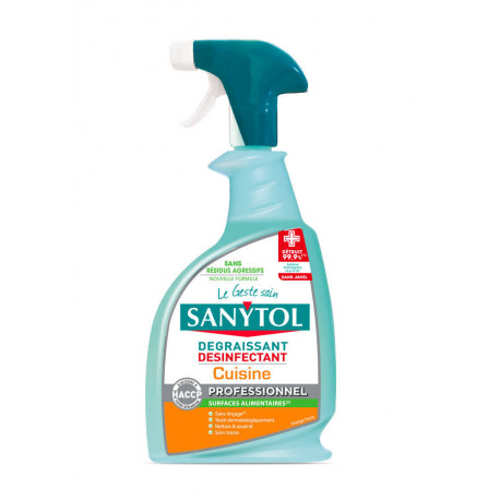 Nettoyant dégraissant et désinfectant cuisine x 750 ml