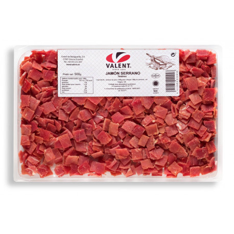 Timbres de jambon serrano 500 g