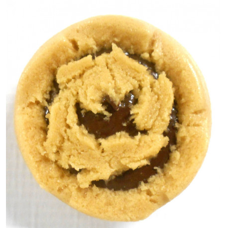 Cookie fourré chocolat noisette cru 75 g