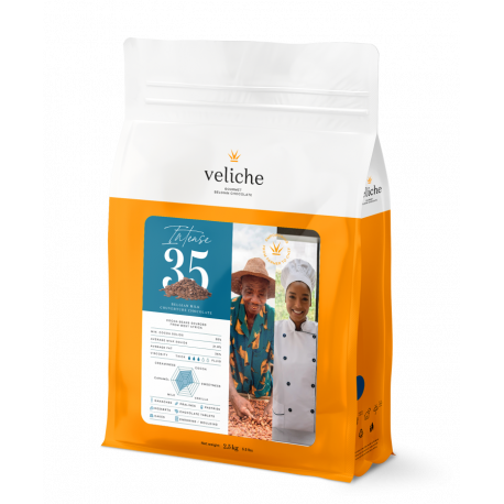 Chocolat belge couverture lait intense 35 x 2.5 kg