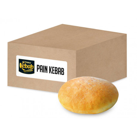 Pain rond surgelé pour sandwich kebab sans additif 110 g 