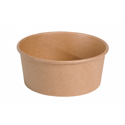 Pot a salade en carton kraft brun 1250 ml x 50