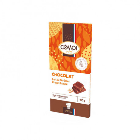 Chocolat supérieur au lait et aux céréales croustillantes 100 g