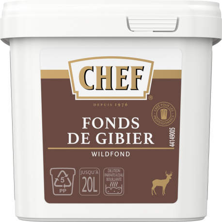 Fond de gibier deshydraté 10-20 L 500 g