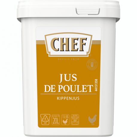 Jus de poulet prénium 20 L 600 g