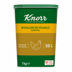 Bouillon de volaille essentiel déshydraté 50 L 1 kg