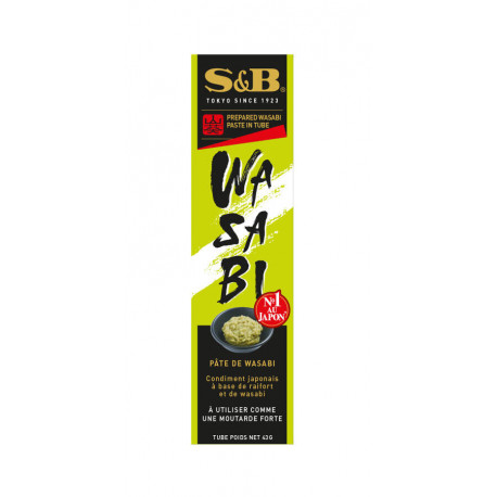 Pâte de wasabi s&b foods 43 g