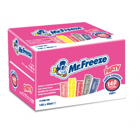 Sucette à glacer Mr Freeze party 45 ml x 140