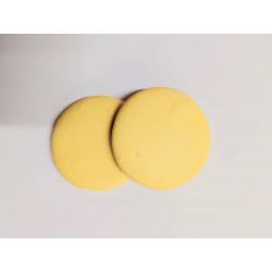 Coque macaron 75 mm jaune