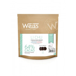 Sachet fondette chocolat noir lichu 64% x 1 kg