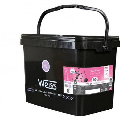 Fondette chocolat noir ativao 67% x 10 kg
