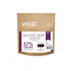 Sachet fondette chocolat noir galaxie 67% x 1 kg