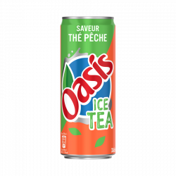 Boisson rafraîchissante Oasis thé pêche sleek 33 cl