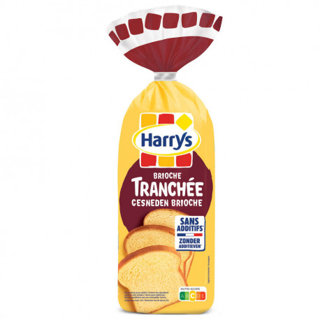 Brioche tranchée au beurre sans additif 500 g