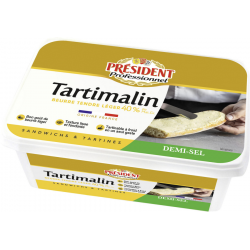 Beurre demi-sel léger 40 % MG Tartimalin 1 kg