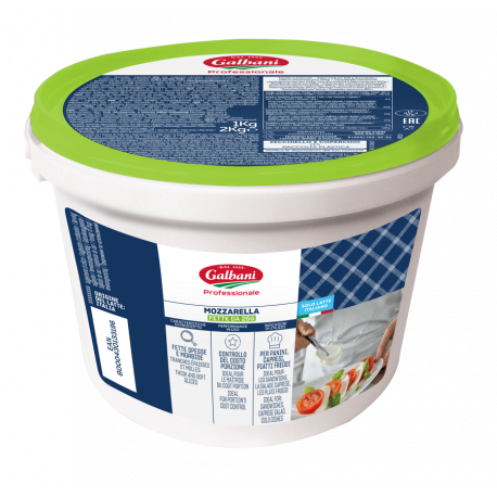 Mozzarela tranche 25g fette1 kg