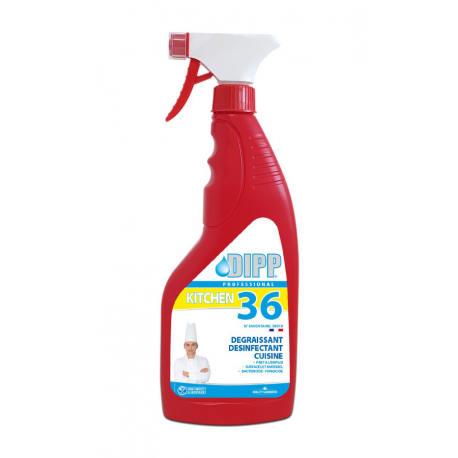 Dipp 36 dégraissant désinfectant cuisine 750 ml