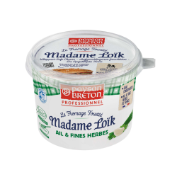 Fromage fouetté ail et fines herbes Madame Loïk 500 g