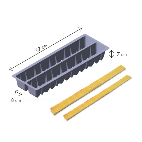 Kit buche montagne succès avec moule thermoformés