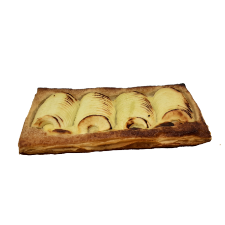 Bande de pommes feuilletage cara© 4 parts 28 x 12,5 cm