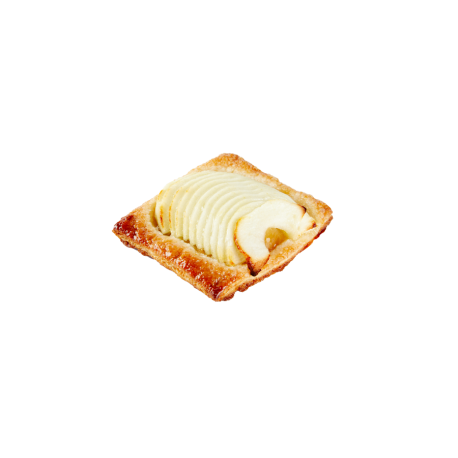 Tartelette compote de pomme feuilletage cara© 110 g 9.5 x 10,5 cm