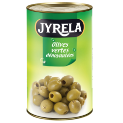 Olive verte dénoyautée 34/40 boîte 5/1