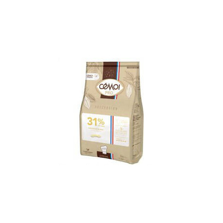 Chocolat blanc 31 % beurre de cacao en palets 5 kg
