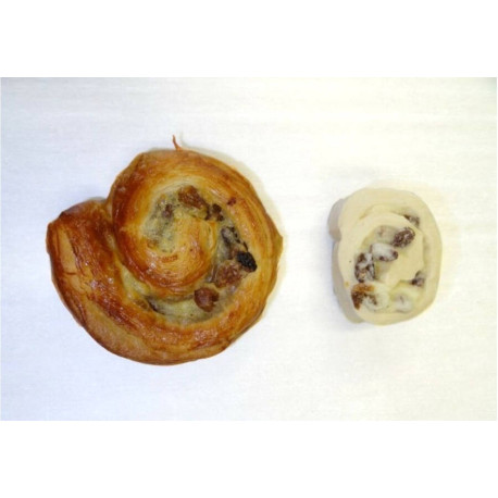 Mini Pain aux raisins feuilleté au beurre cru 30 g