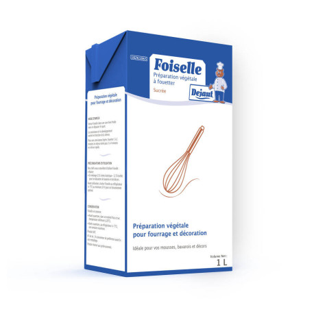 Préparation végétale sucrée à fouetter Foiselle 1 L
