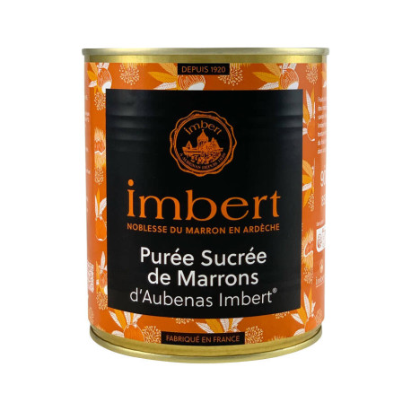 Purée de marrons d'Aubenas sucrée 4/4 900 g