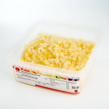 Écorce de citron confit en cubes 1 kg